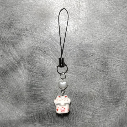 Lucky Cat Charm - $3