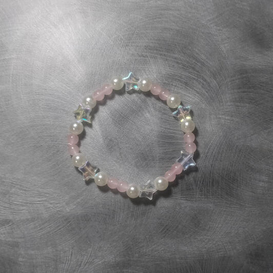Star Pattern Bracelet (Pink) - $3