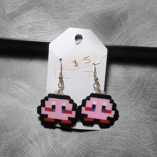 Kirby Perler Earrings - $5