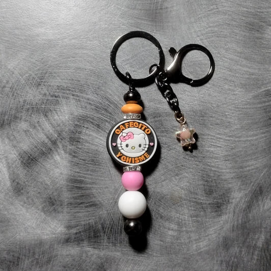 HK Cafecito &amp; Chisme Keychain - $6