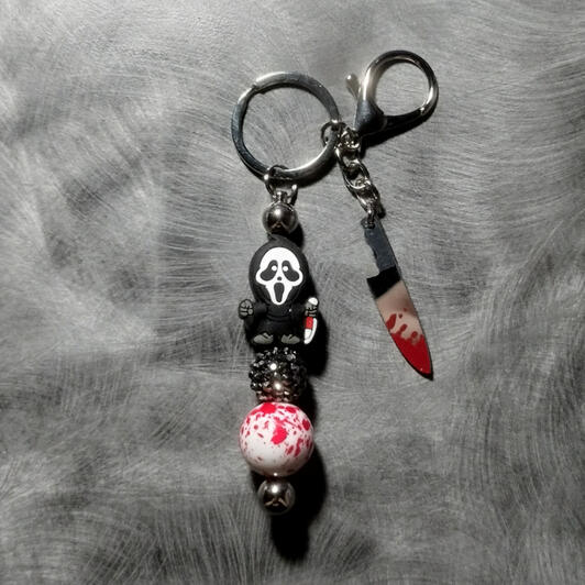 (OUT OF STOCK) Ghostface Keychain - $6