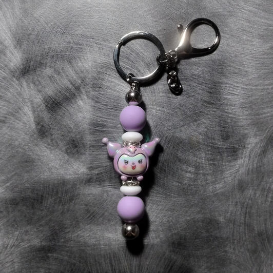 Kuromi Keychain - $6