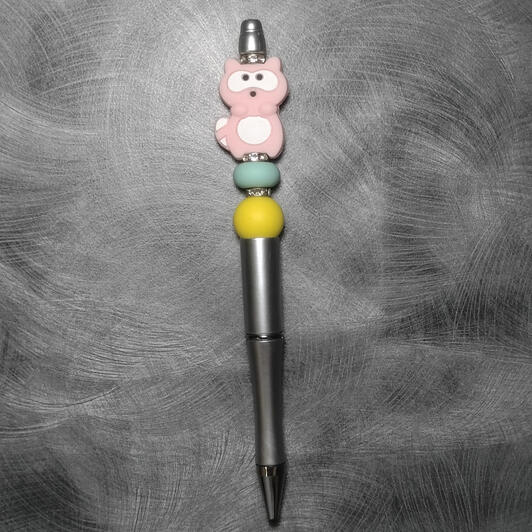 Pink Raccoon Pen - $5